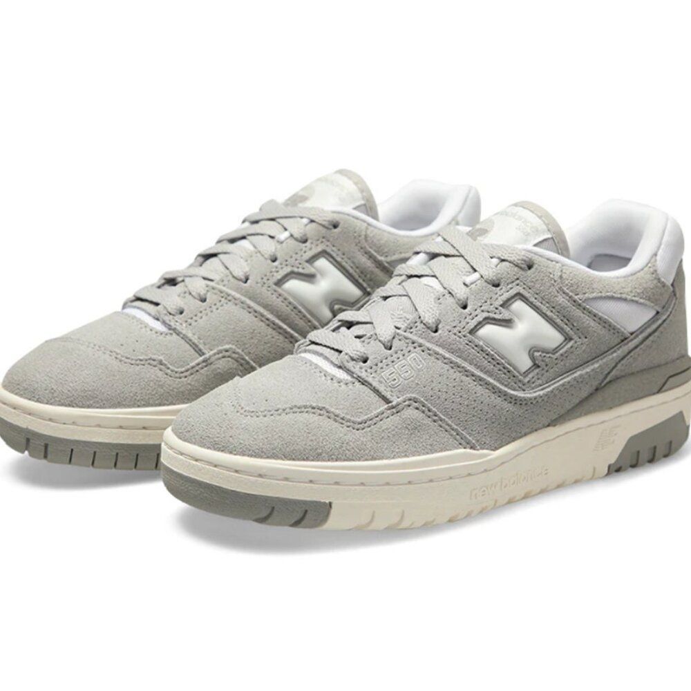 New Balance 550 Concrete Grey Suede Pack Mens 8.5 US 42 women 10 US BB550VNB
